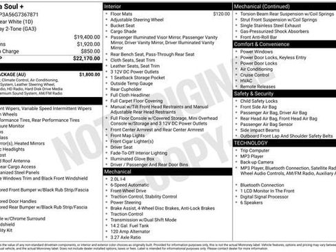 Used 2016 Kia Soul + w/ Audio Package FWD image 16