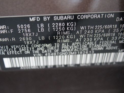 Used 2021 Subaru Outback Limited XT w/ Popular Package #2 AWD/4WD image 25