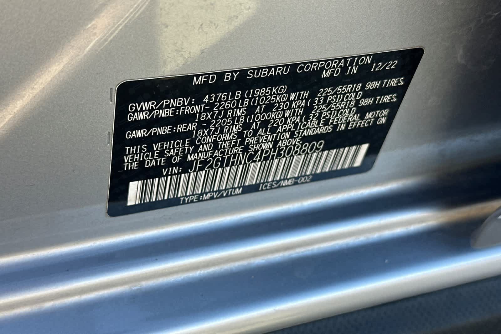 Certified 2023 Subaru Crosstrek 2.5i Limited AWD/4WD image 28