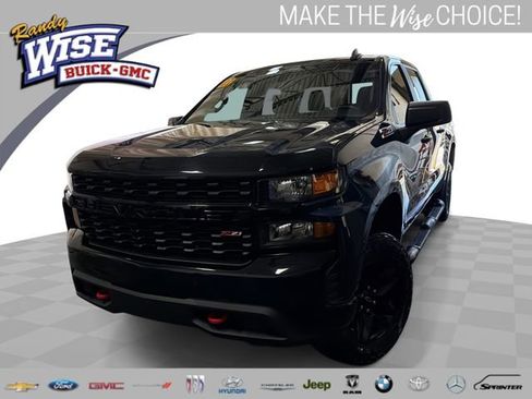 Used 2021 Chevrolet Silverado 1500 Custom Trail Boss w/ LPO, Dark Essentials Package AWD/4WD image 1