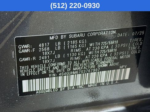 Used 2025 Subaru Crosstrek 2.5i Limited w/ Crosstrek Mirror Package image 41