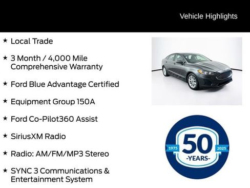 Certified 2020 Ford Fusion SE FWD image 6