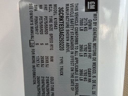 Used 2010 Chevrolet Silverado 1500 LTZ w/ White Diamond Tricoat Edition image 16