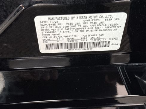 Used 2023 INFINITI Q50 Sensory AWD/4WD image 29