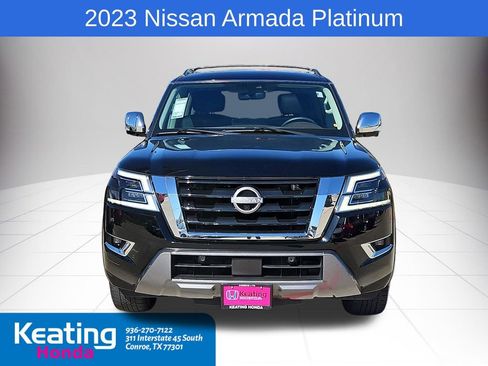 Used 2023 Nissan Armada Platinum w/ Captain's Chairs Package image 2