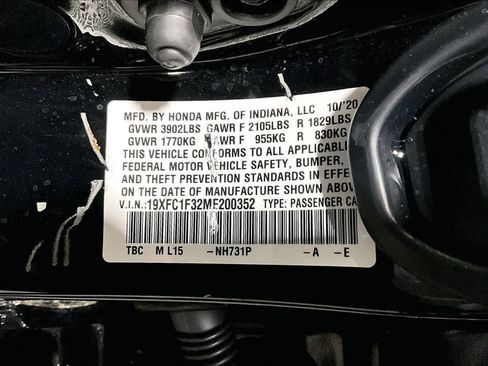 Used 2021 Honda Civic EX image 37