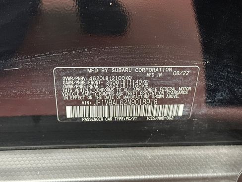 Used 2022 Subaru WRX Limited image 37