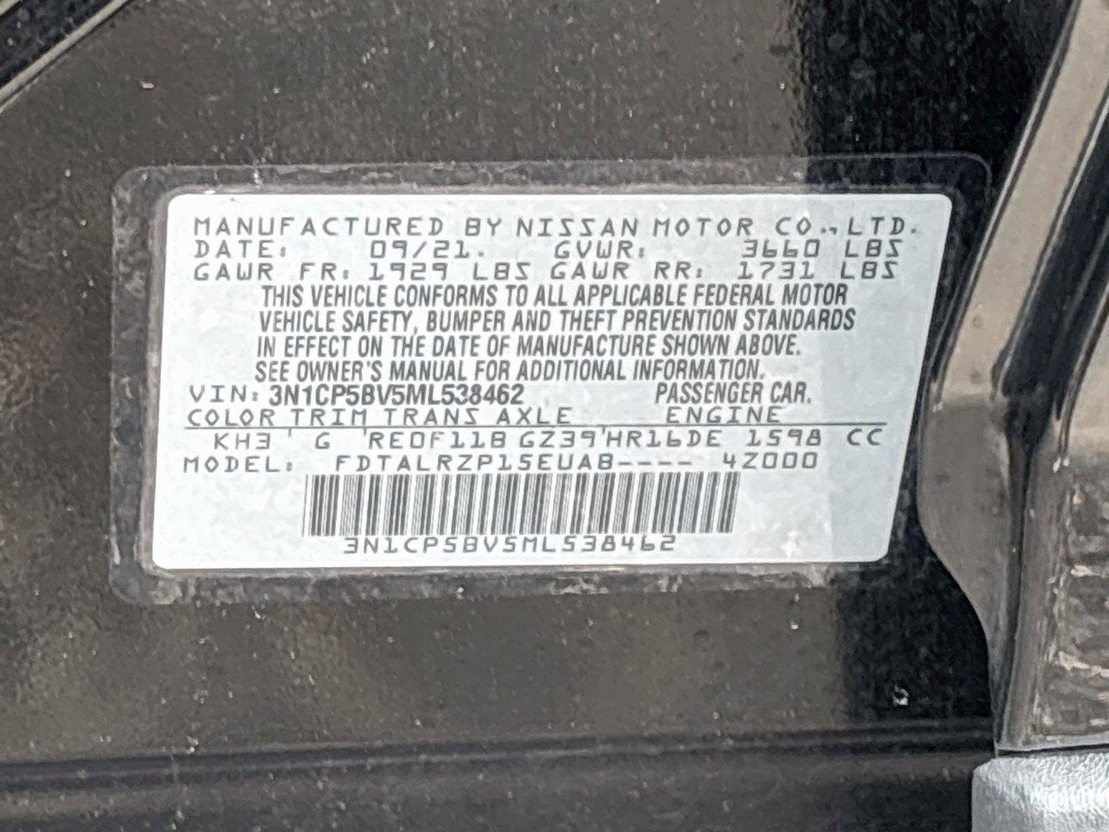 Used 2021 Nissan Kicks S FWD image 33