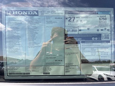 Used 2026 Honda HR-V Sport image 18