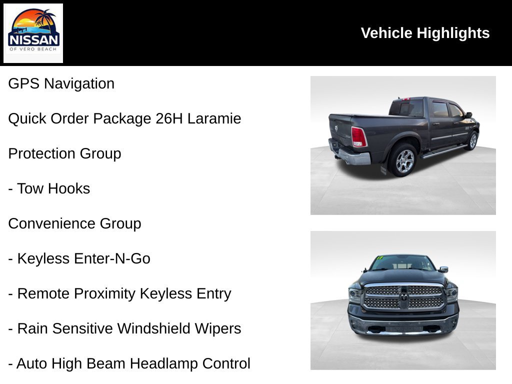 Used 2017 RAM 1500 Laramie w/ Convenience Group AWD/4WD image 19
