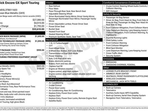 New 2026 Buick Encore GX Sport Touring w/ Advanced Technology Package image 6