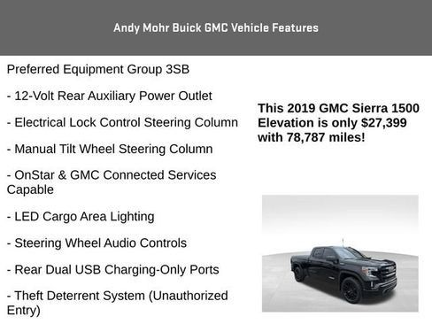 Used 2019 GMC Sierra 1500 Elevation w/ Elevation Value Package image 12