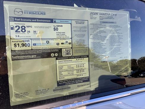 New 2025 MAZDA CX-5 AWD 2.5 S w/ Preferred Package image 20