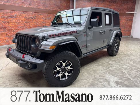 Used 2022 Jeep Wrangler Unlimited Rubicon w/ Steel Bumper Group AWD/4WD image 1