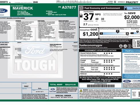 Used 2023 Ford Maverick XLT w/ XLT Luxury Package image 3