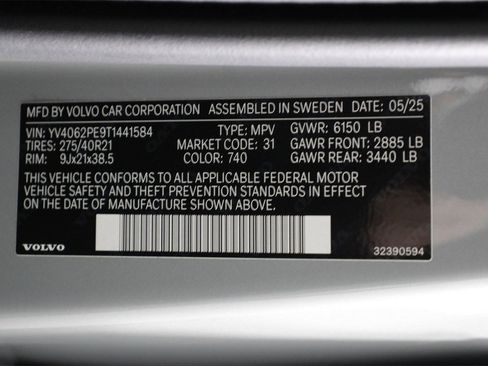 Used 2026 Volvo XC90 B6 Plus image 16