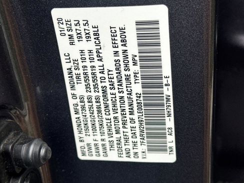 Certified 2020 Honda CR-V Touring image 30