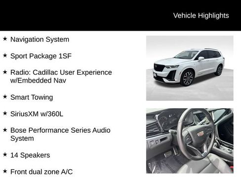 Certified 2024 Cadillac XT6 Sport AWD/4WD image 7