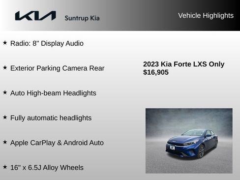 Used 2023 Kia Forte LXS FWD image 8