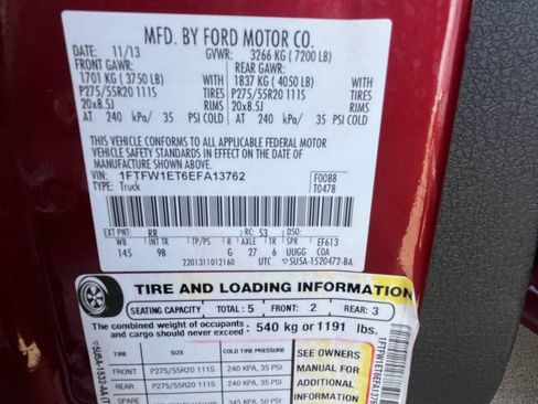 Used 2014 Ford F150 Platinum AWD/4WD image 32