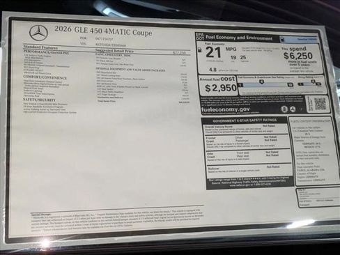 New 2026 Mercedes-Benz GLE 450 4MATIC Coupe image 19