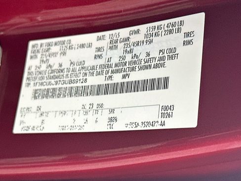 Used 2016 Ford Escape Titanium w/ Equipment Group 301A FWD image 36