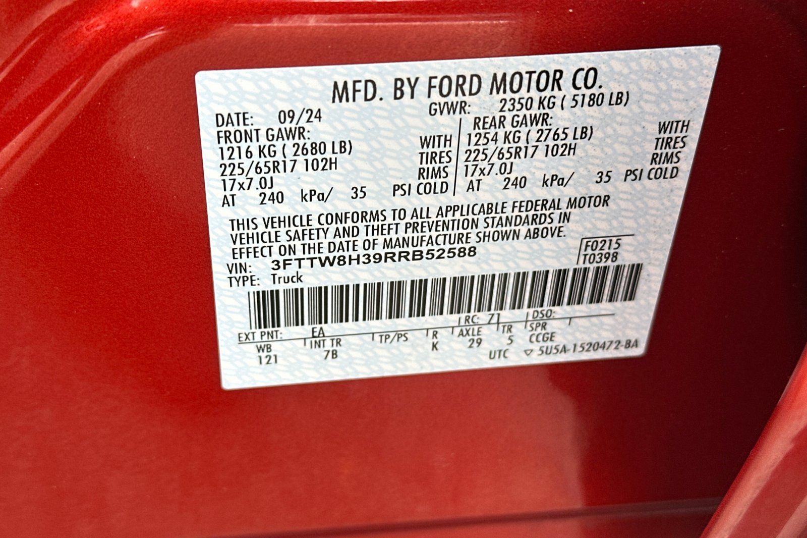 Used 2024 Ford Maverick XLT FWD image 32