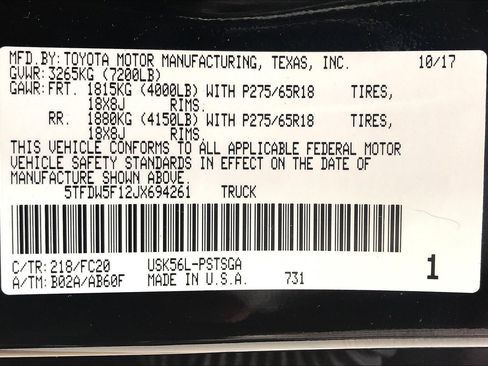 Used 2018 Toyota Tundra SR5 w/ SR5 Upgrade Package image 32