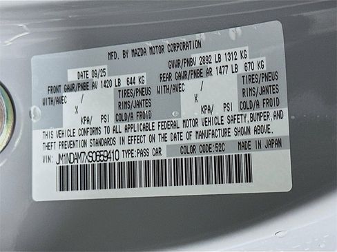 New 2025 MAZDA MX-5 Miata RF Grand Touring w/ Appearance Package image 36