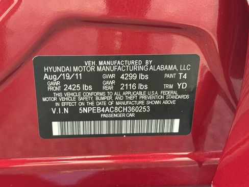 Used 2012 Hyundai Sonata GLS FWD image 51