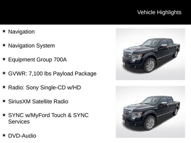 Used 2014 Ford F150 Platinum RWD image 7