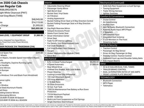 New 2024 RAM 3500 Tradesman RWD image 11