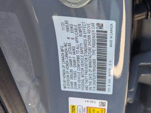 Certified 2024 Honda Civic Sport image 33