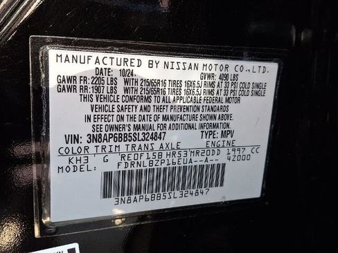 Certified 2025 Nissan Kicks S AWD/4WD image 28