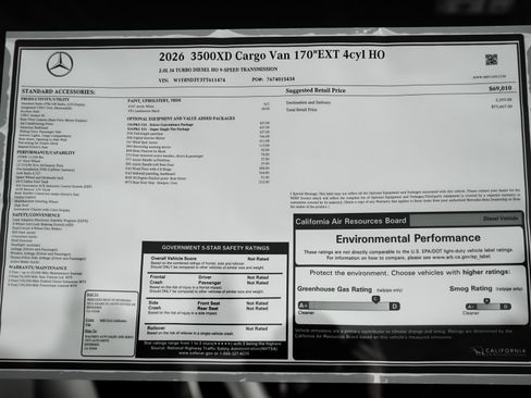 New 2026 Mercedes-Benz Sprinter 3500 image 26