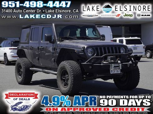Certified 2018 Jeep Wrangler Unlimited Sport S AWD/4WD image 1