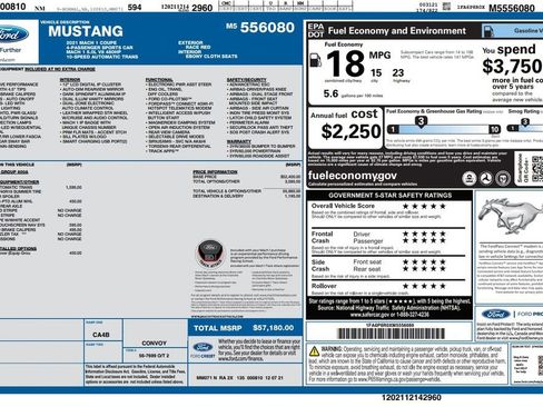 Used 2021 Ford Mustang Mach 1 RWD image 4