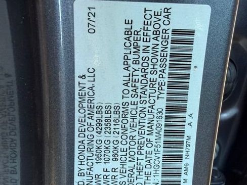 Used 2021 Honda Accord EX-L image 37