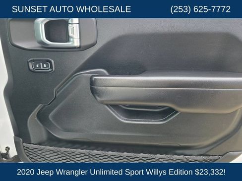 Used 2020 Jeep Wrangler Unlimited Sport AWD/4WD image 21