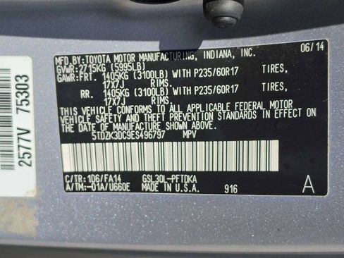 Used 2014 Toyota Sienna L FWD image 9