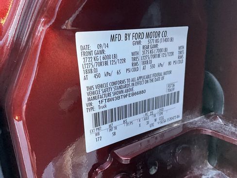 Used 2015 Ford F350 Lariat w/ Lariat Ultimate Package image 17