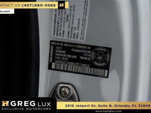 Used 2018 Porsche 911 GT3 image 51