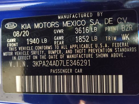 Used 2020 Kia Rio S w/ Technology Package FWD image 33