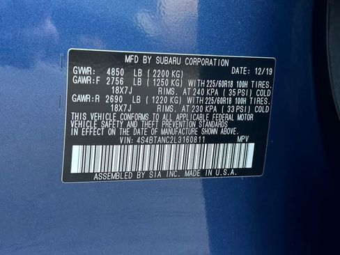 Used 2020 Subaru Outback Limited w/ Popular Package #2 AWD/4WD image 21