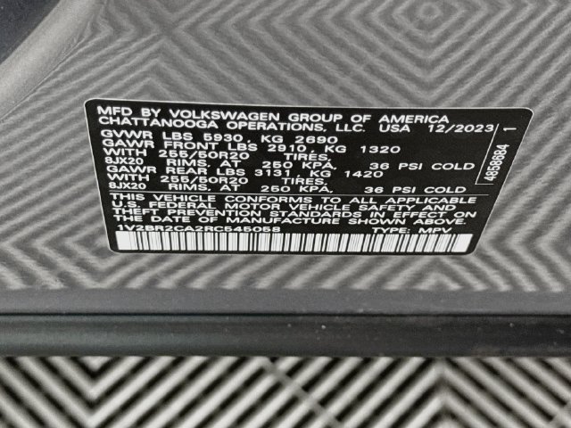 Used 2024 Volkswagen Atlas SEL AWD/4WD image 34