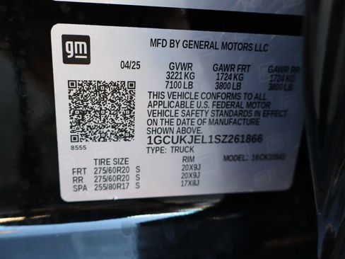 Used 2025 Chevrolet Silverado 1500 High Country w/ Midnight Edition image 59