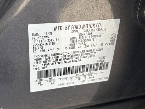 Used 2022 Ford Explorer XLT RWD image 31