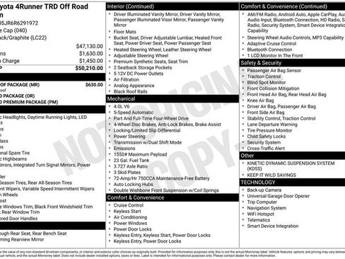 Used 2024 Toyota 4Runner TRD Off-Road Premium w/ Moonroof Package image 45