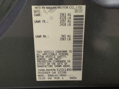 Used 2023 Nissan Altima 2.5 SV FWD image 33