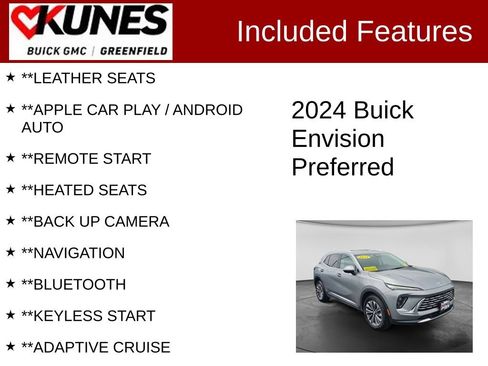 Used 2024 Buick Envision Preferred AWD/4WD image 2